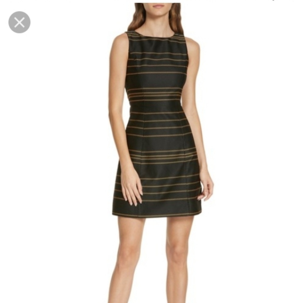 NEW Alice + Olivia Lindsay stuctured a-line dress